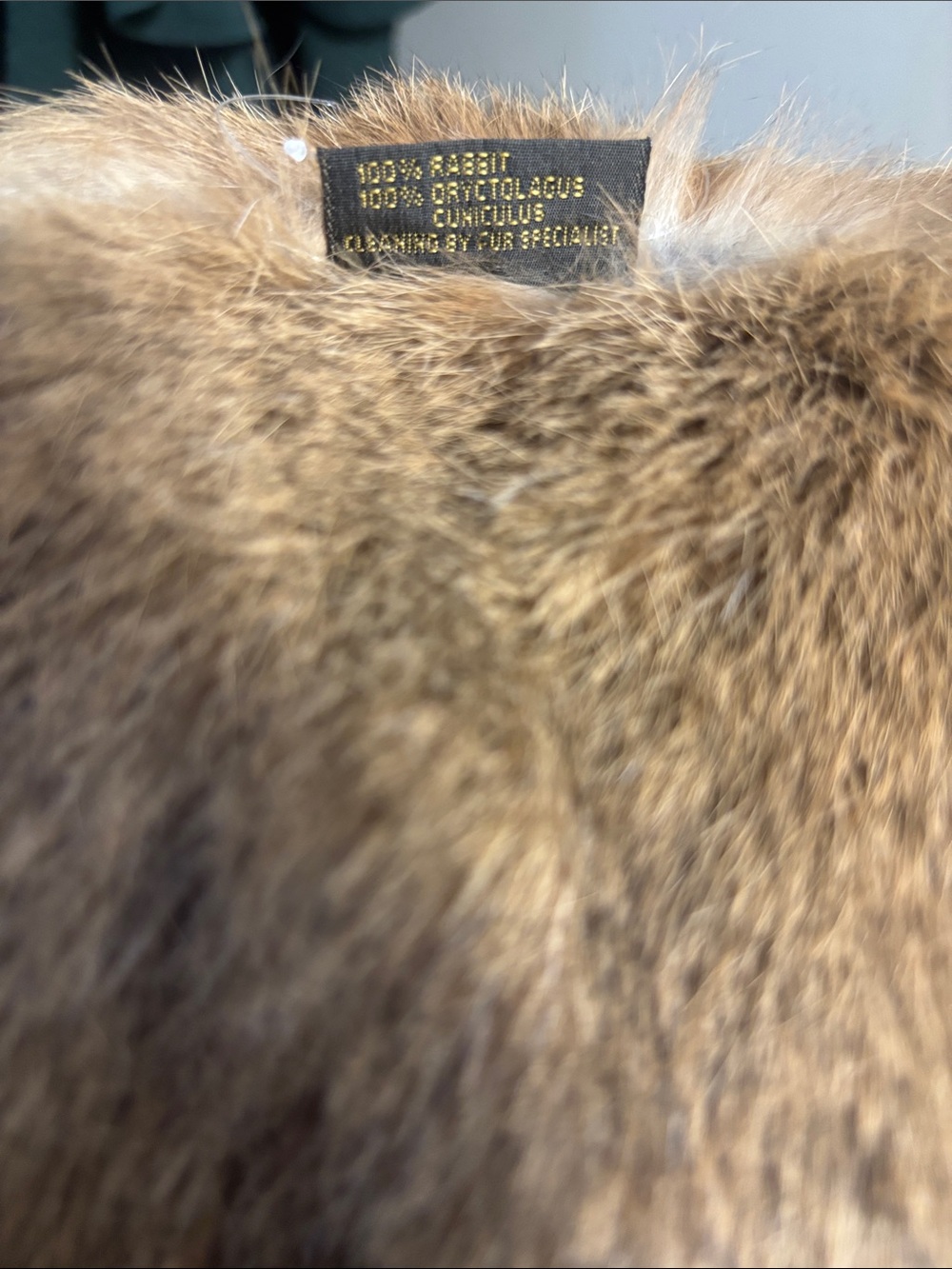 Louis Vuitton Brown Rex Rabbit Fur Vest with Large Monogram - Picture 6 of 8